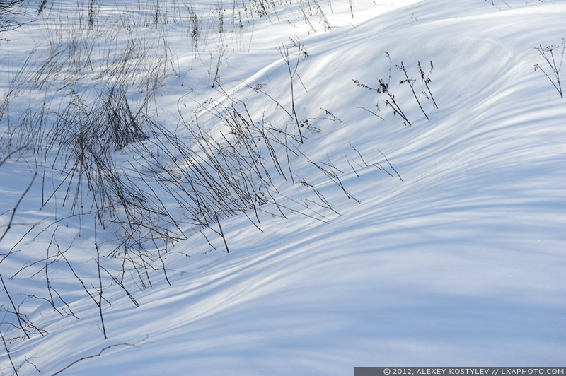 Снег и тени